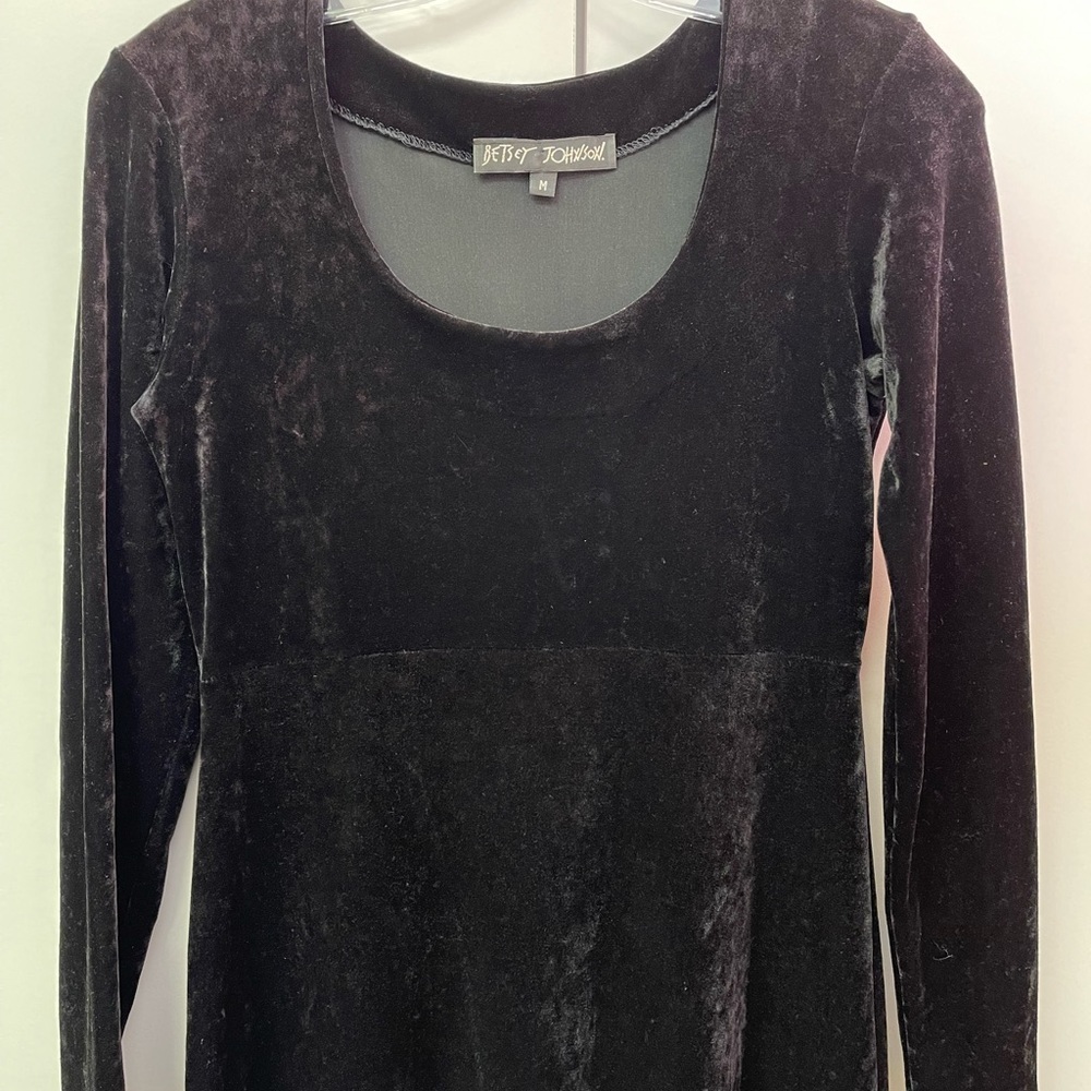 Betsey Johnson Velvet Maxi Dress